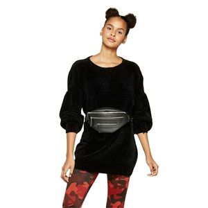 Wild Fable Chenille Puff Sleeve Oversized Sweater